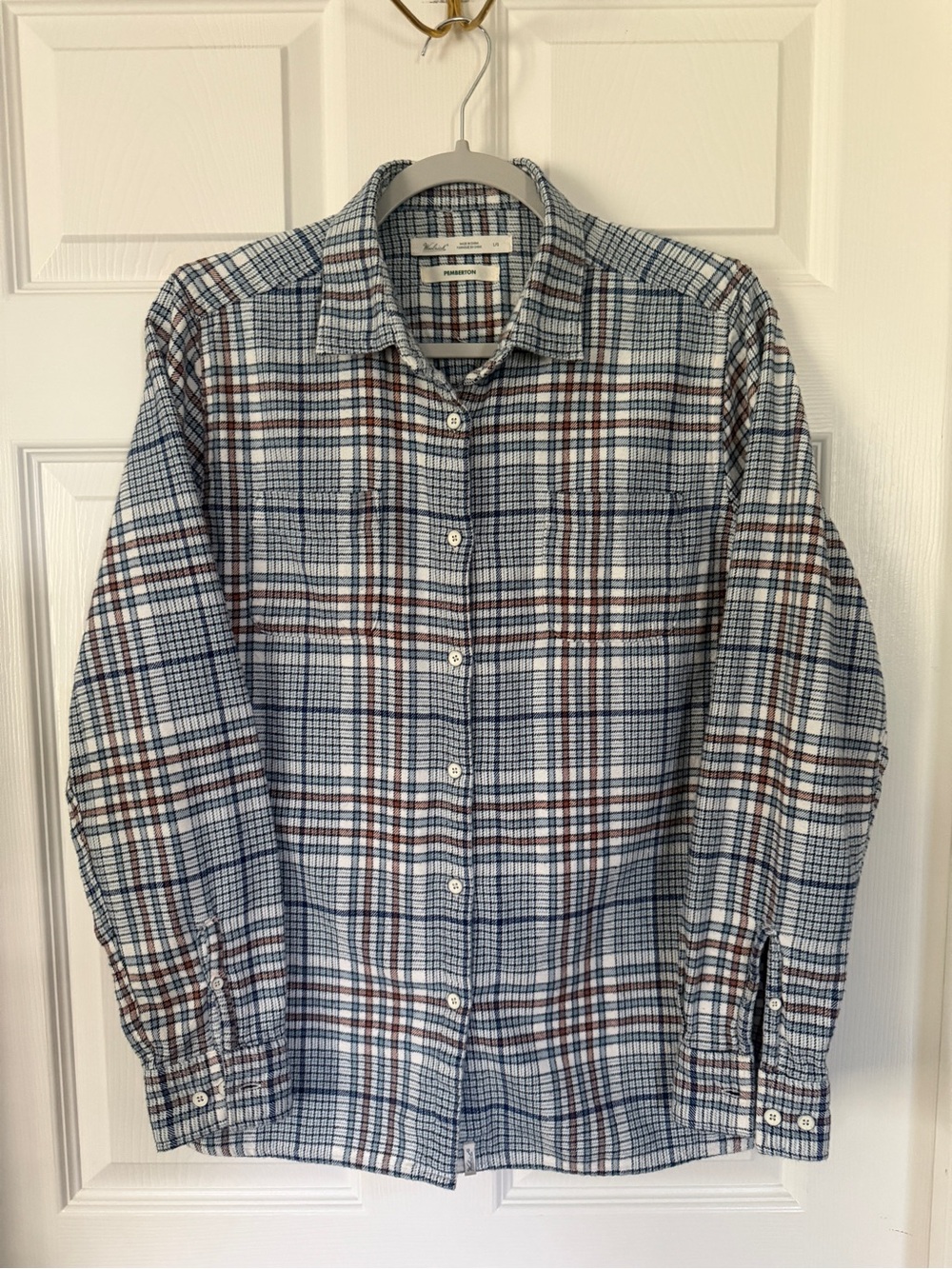 Woolrich Pemberton Plaid Button Front Shirt – Women’s Large